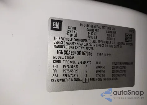 2013 Chevrolet Tahoe Ls from USA, damaged, VIN 1GNSCAE04DR167016